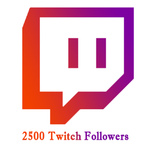 2500 Twitch Followers